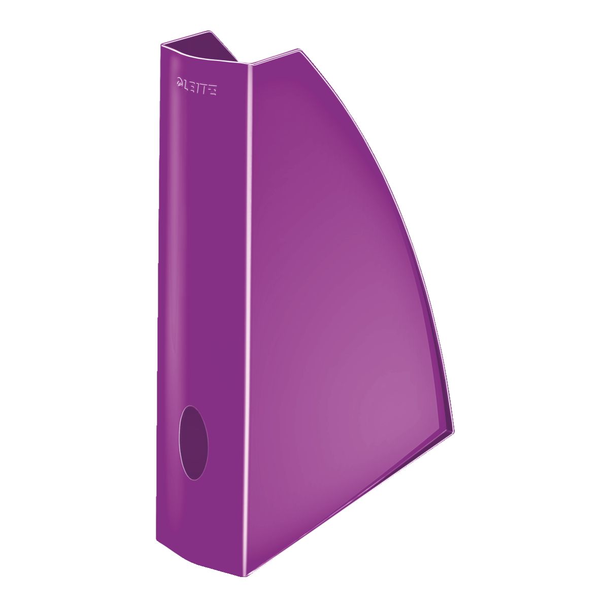 Corbeille LEITZ Porte revue WOW Violet (photo) Corbeille LEITZ Porte revue WOW Violet (photo)