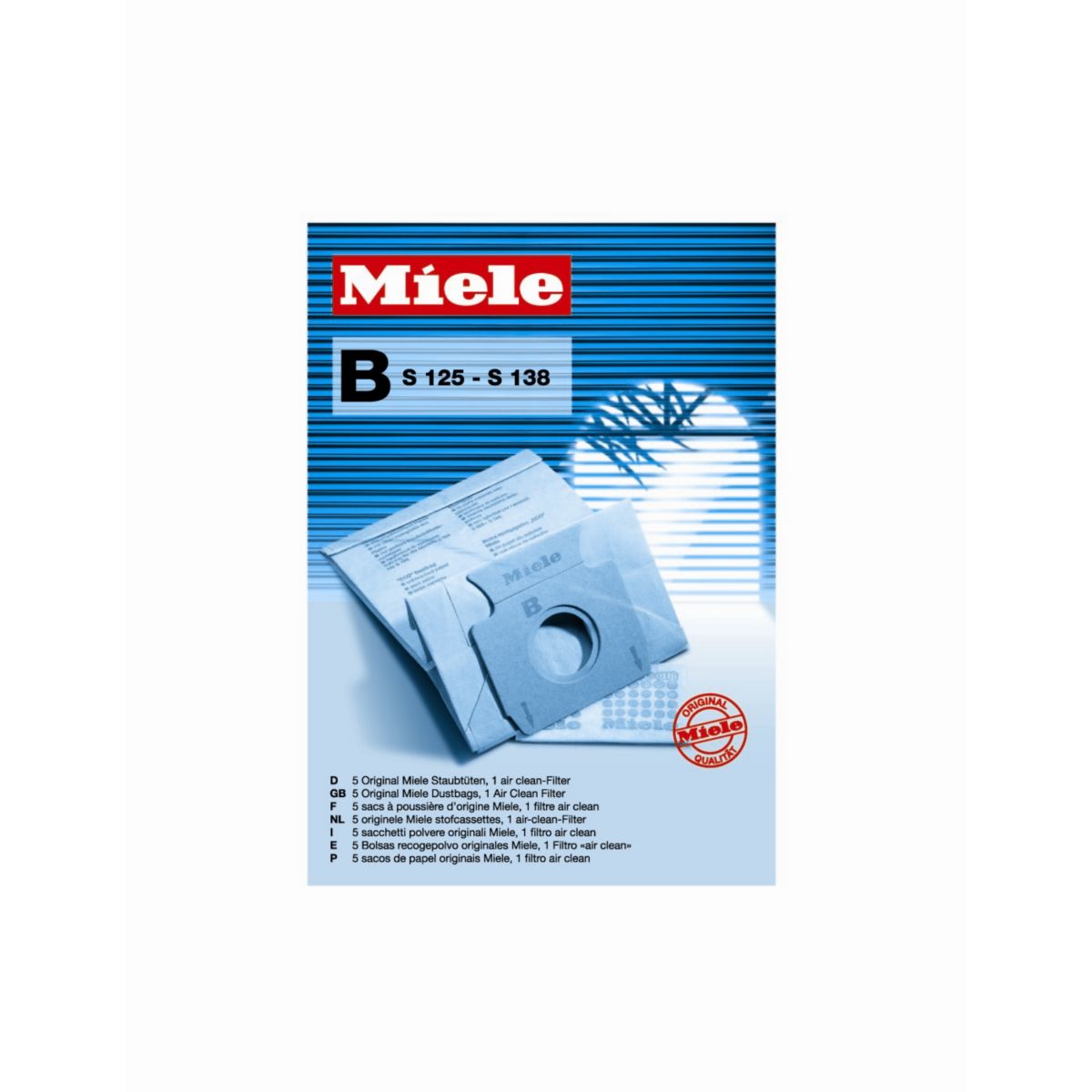 Sac aspirateur MIELE P125B (S125-138)