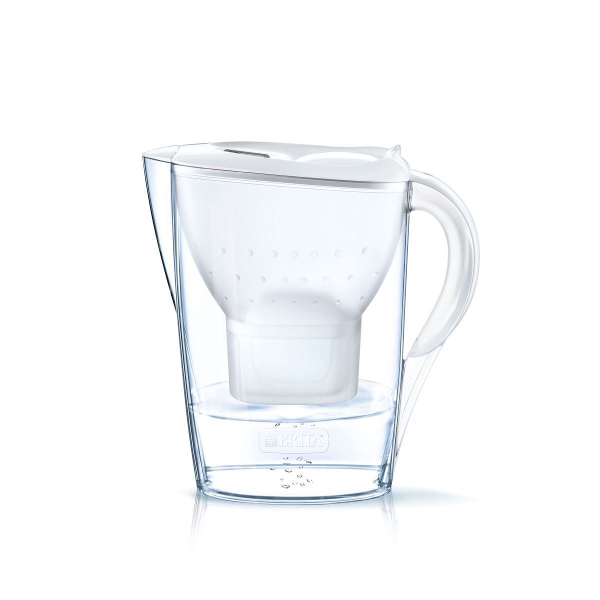 Carafe filtrante BRITA MARELLA blanc + 1 cartouche Maxtra+