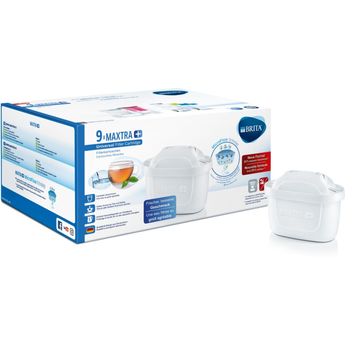 Cartouche filtrante BRITA P9 Maxtra +