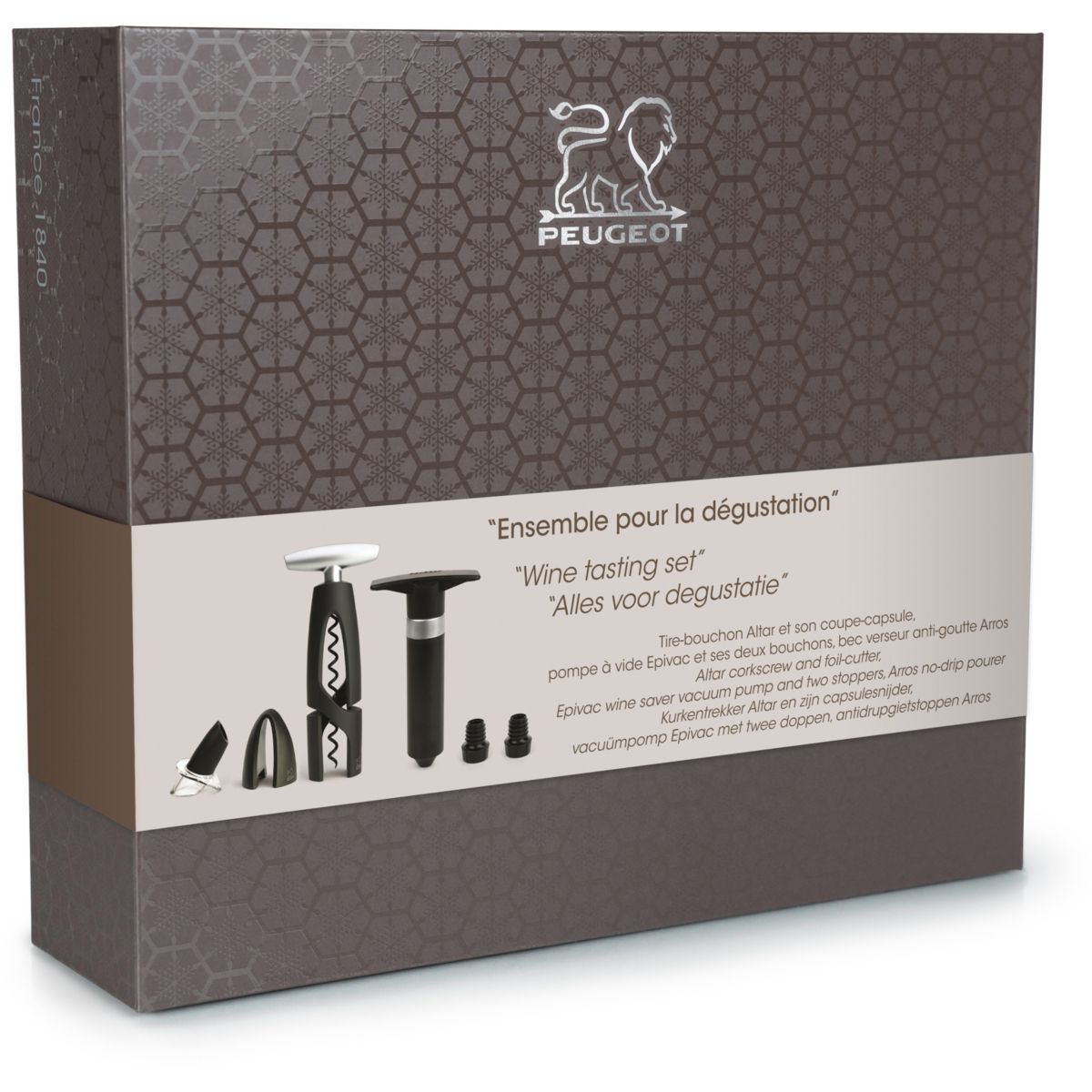 Coffret PEUGEOT oenologie pour la dégustation
