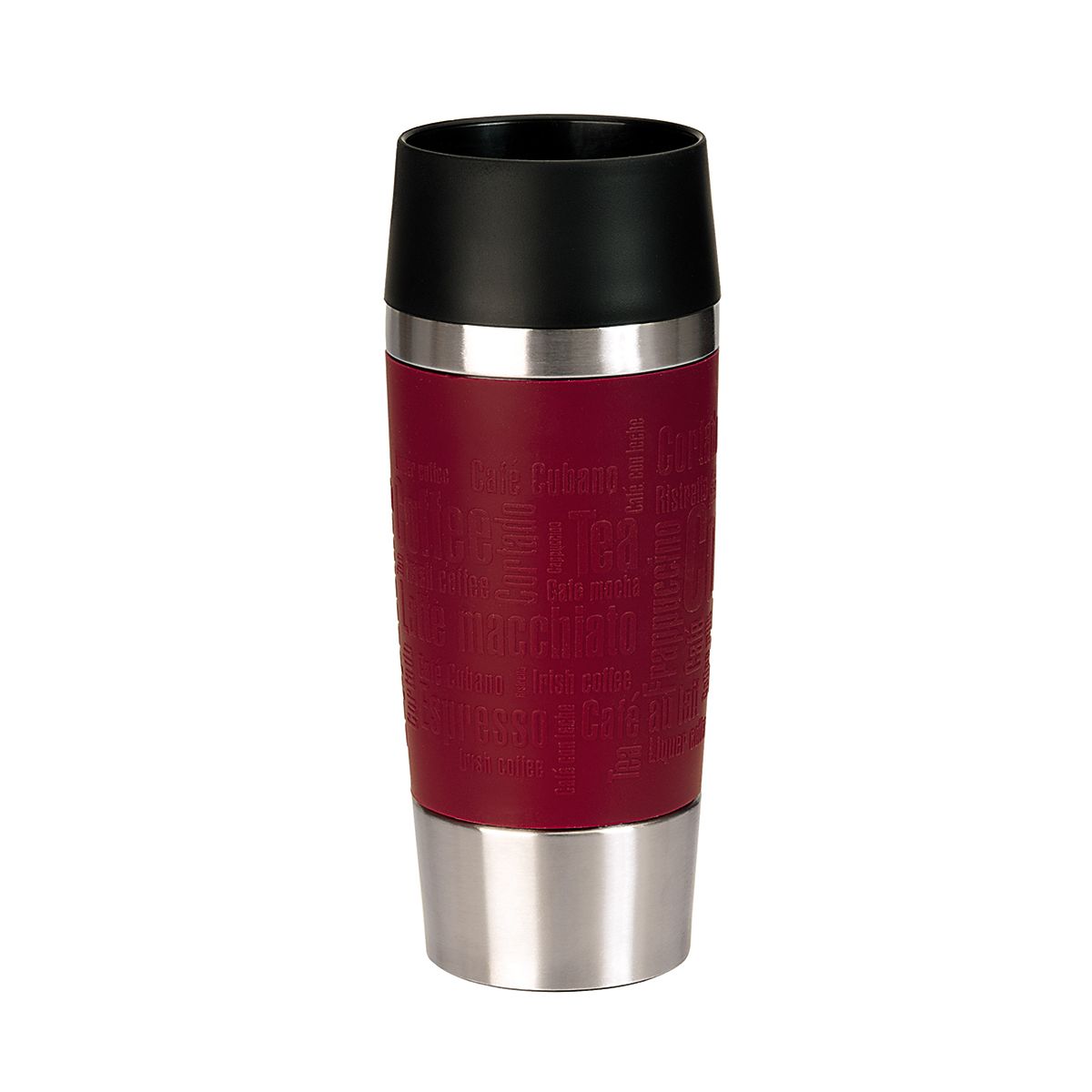 Mug isotherme EMSA Isotherme 0.36L Inox/Rouge