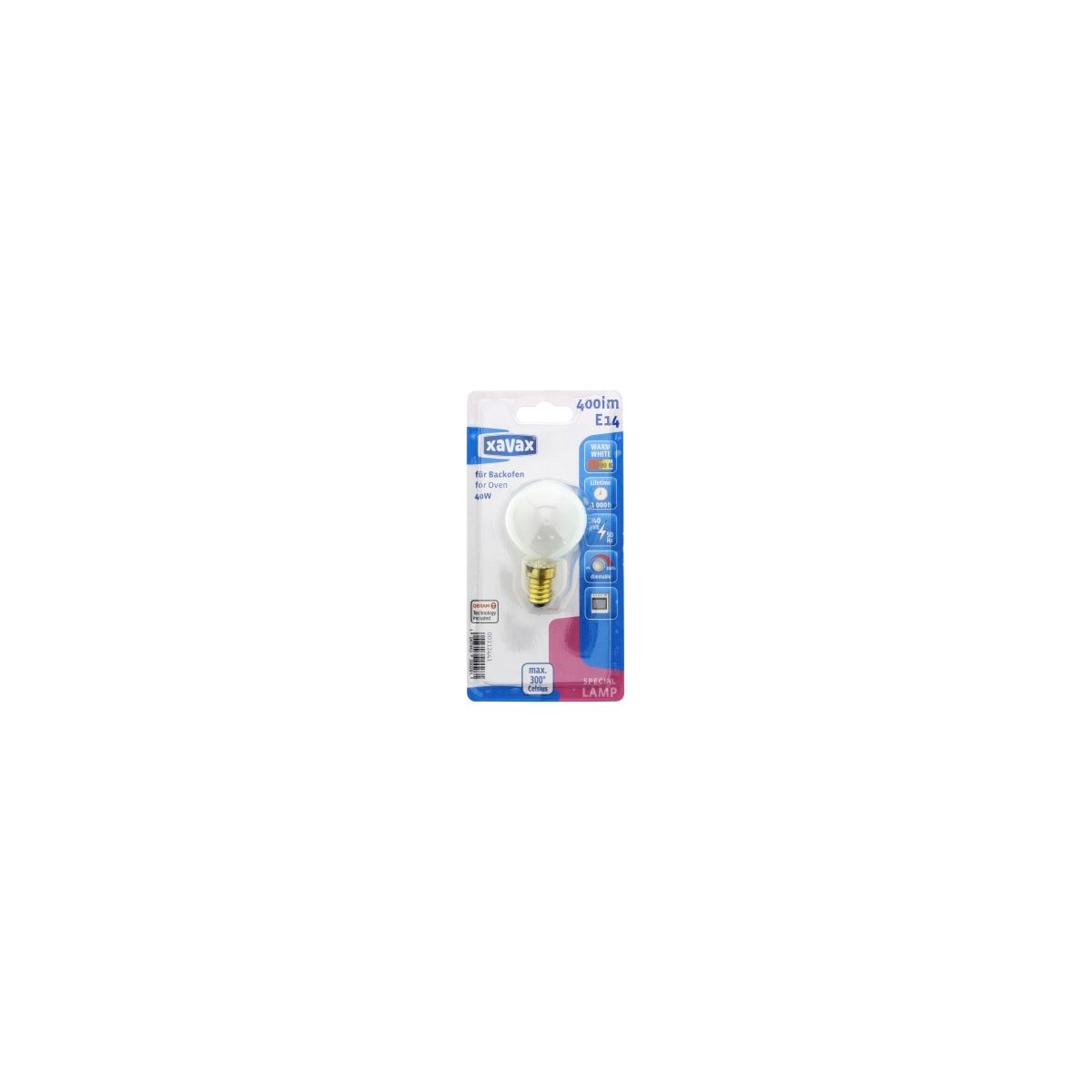 Ampoule XAVAX Ampoule E14 40W four