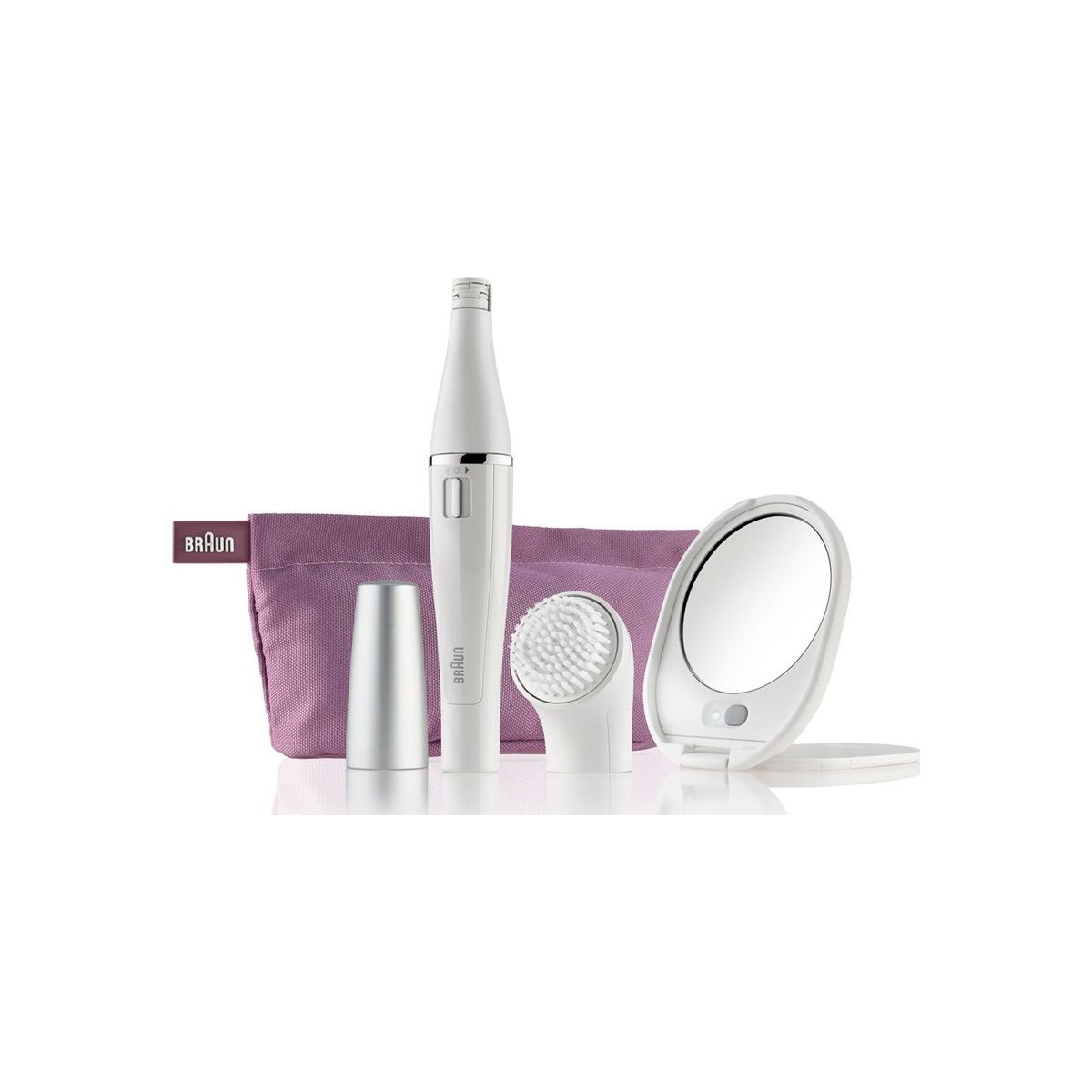 Brosse nettoyante BRAUN SILK EPIL FACE SE830 + épilateur visage (photo) Brosse nettoyante BRAUN SILK EPIL FACE SE830 + épilateur visage (photo)