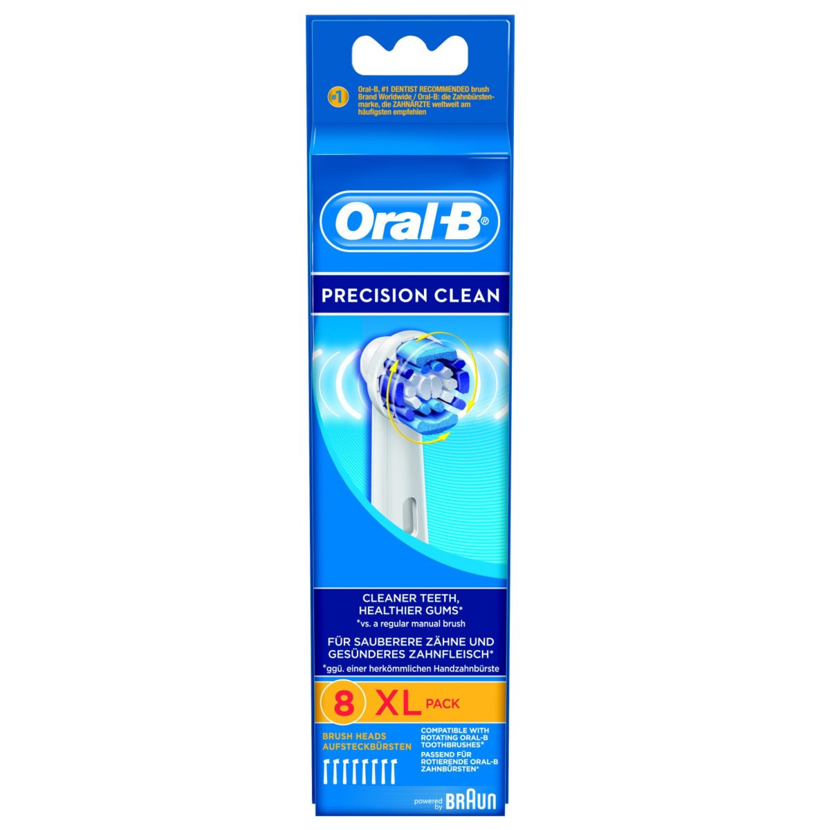 Brossette dentaire ORAL-B EB 20 PRECISION CLEAN x8
