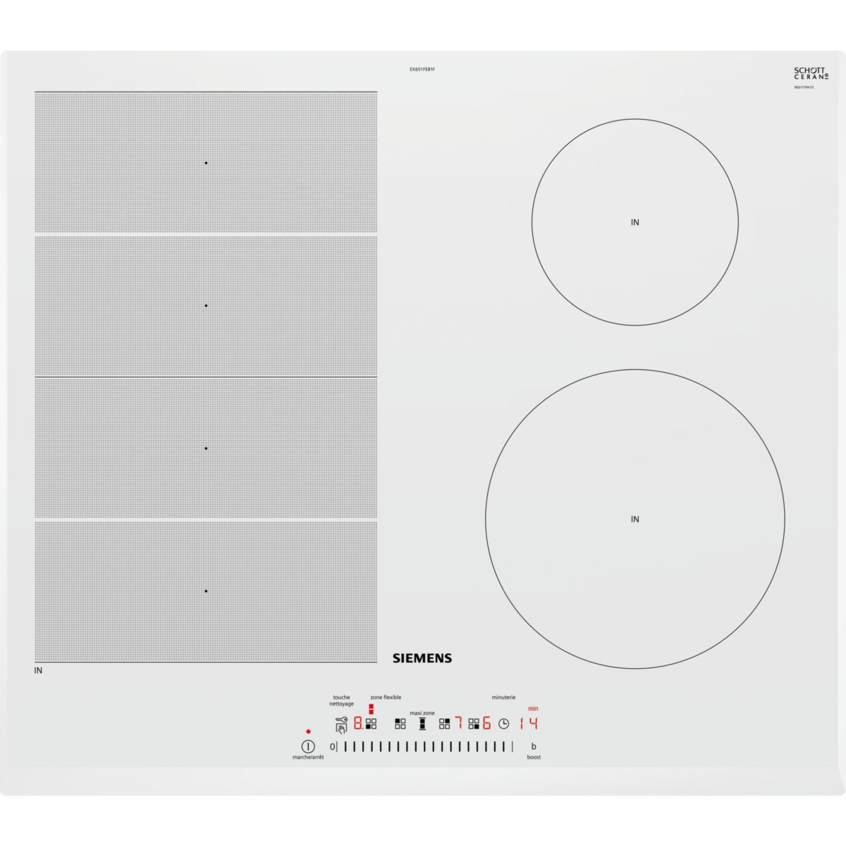 Table induction SIEMENS EX652FEB1F