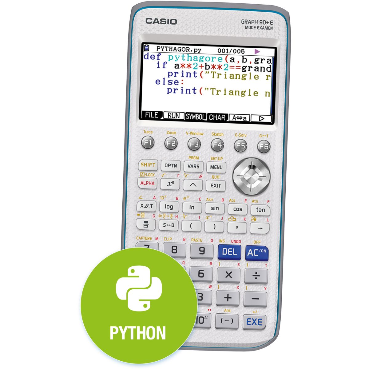 Calculatrice graphique CASIO Graph 90+E (photo) Calculatrice graphique CASIO Graph 90+E (photo)