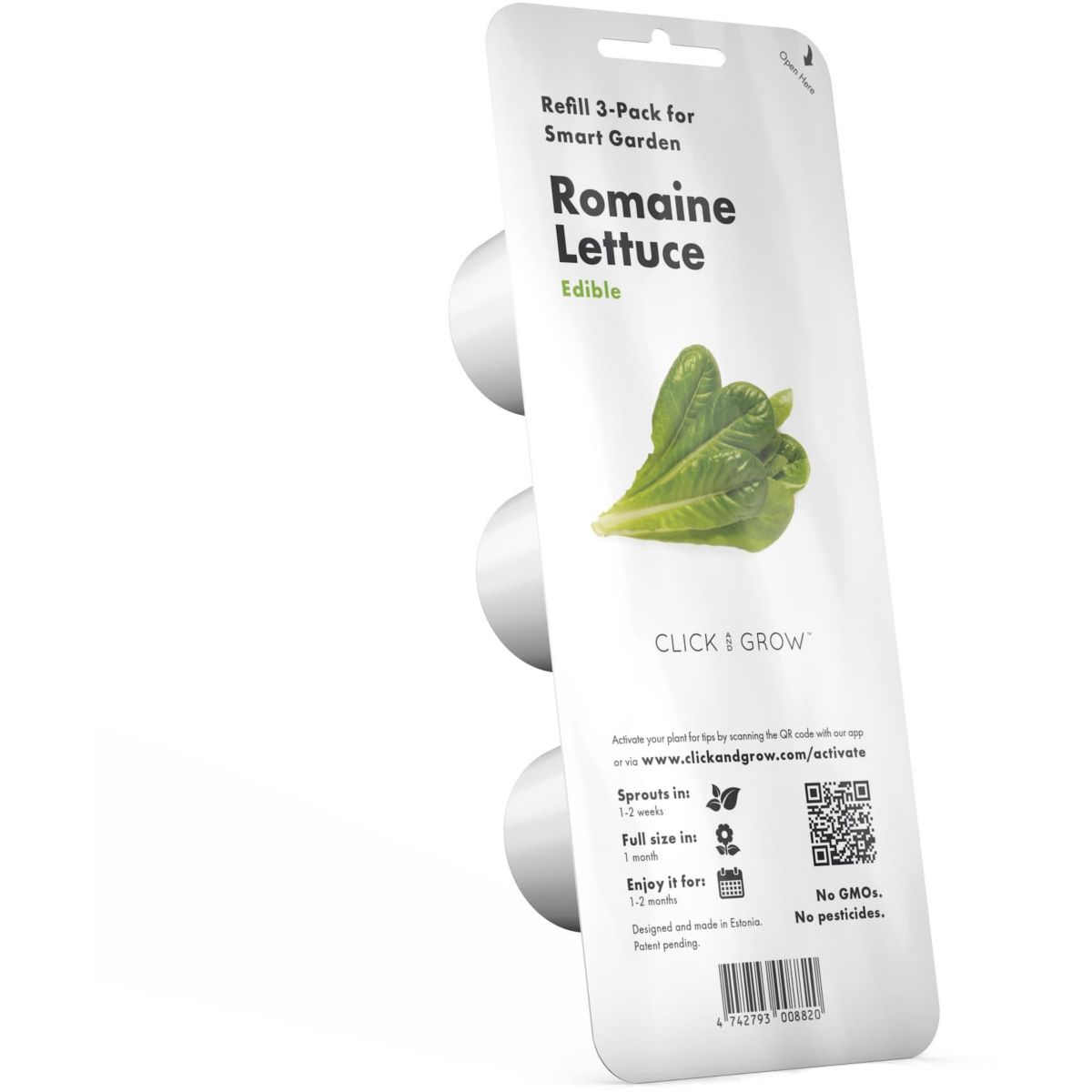 Recharge jardin intérieur CLICK AND GROW Laitue verte lot de 3