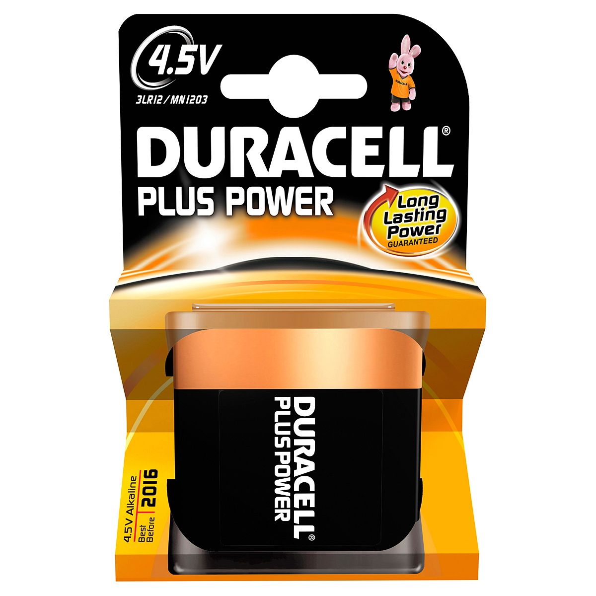 Pile DURACELL 4,5 Volts x1 Plus Power (photo) Pile DURACELL 4,5 Volts x1 Plus Power (photo)
