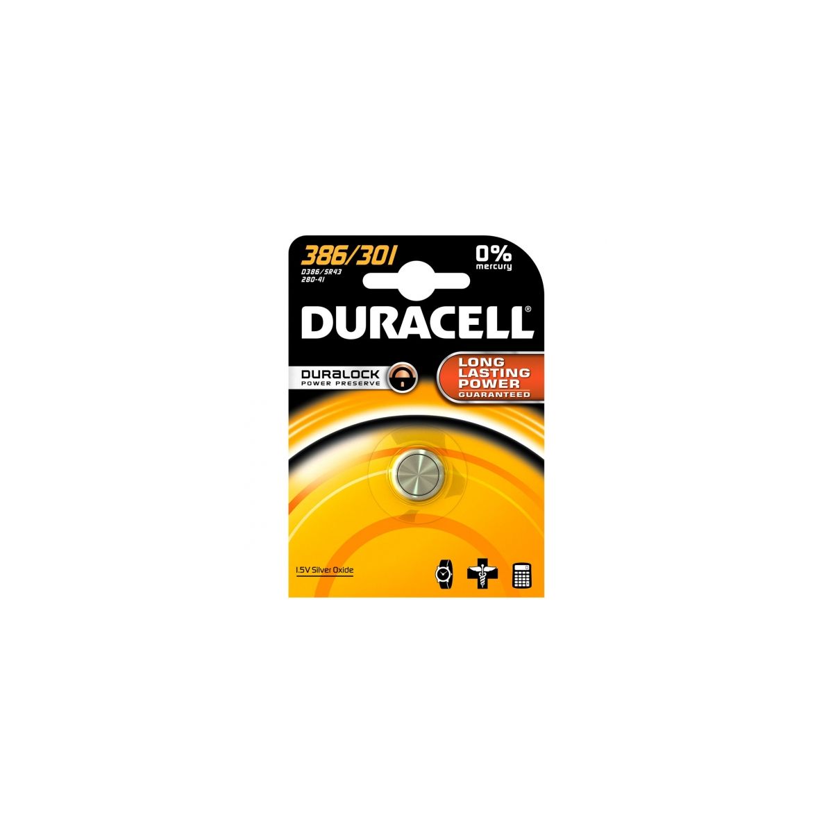 Pile DURACELL 386/301 (photo) Pile DURACELL 386/301 (photo)