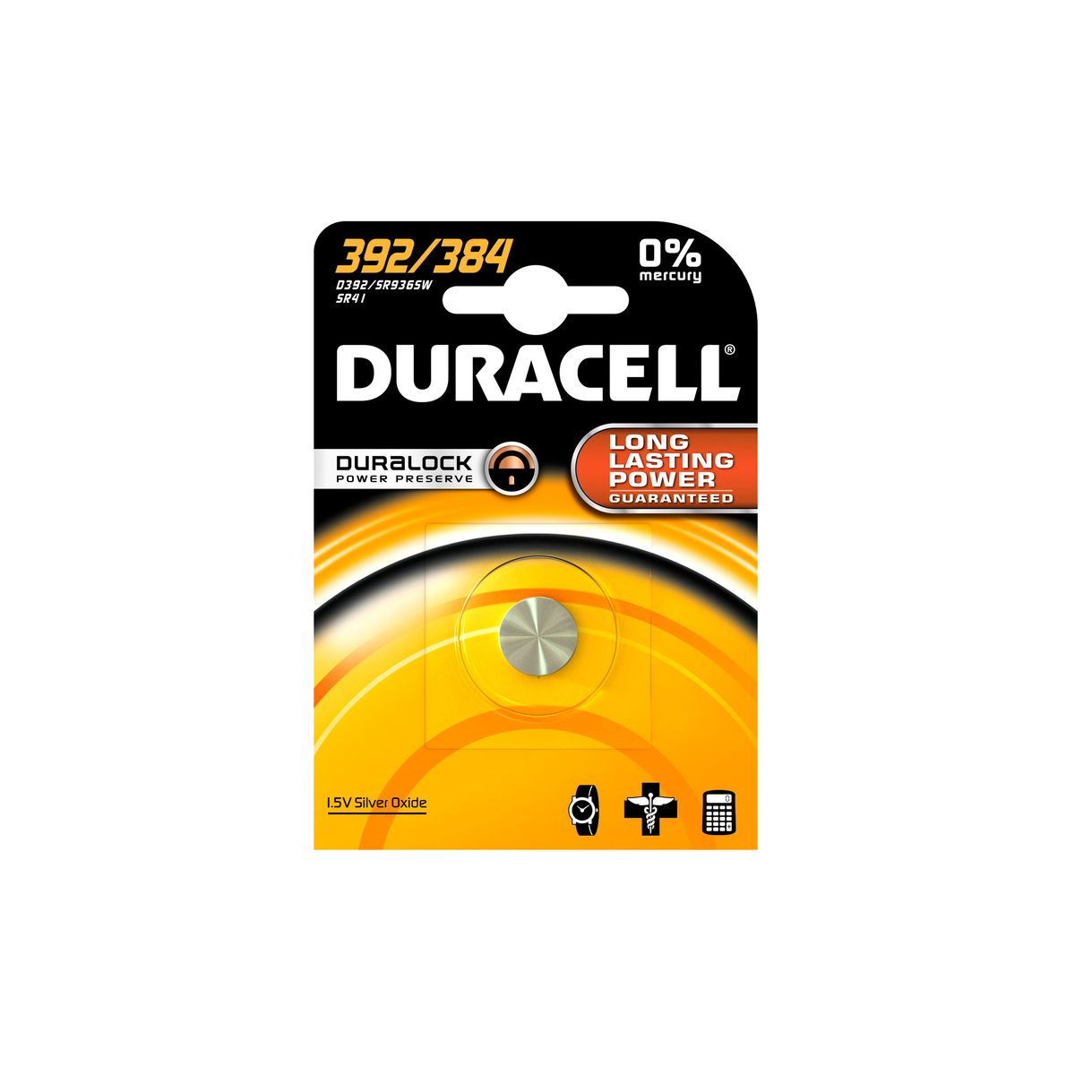 Pile DURACELL 392/384 (photo) Pile DURACELL 392/384 (photo)