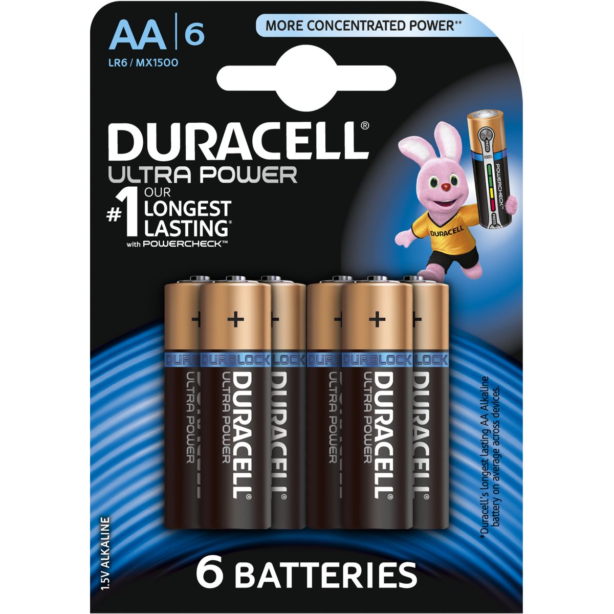 Pile DURACELL AA x6 Ultra Power LR06 (photo) Pile DURACELL AA x6 Ultra Power LR06 (photo)