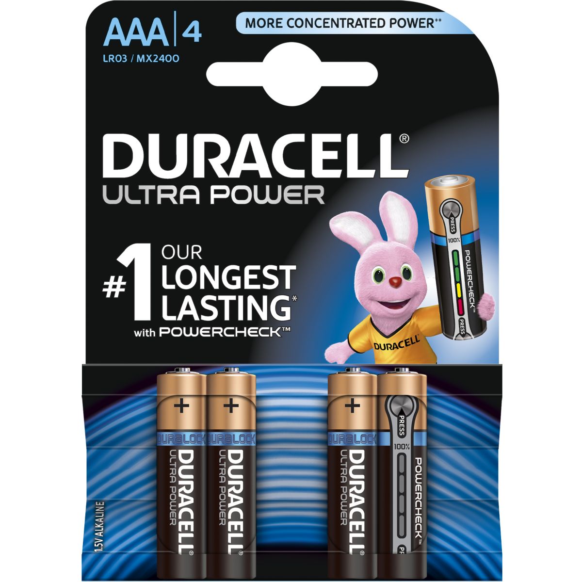 Pile DURACELL AA x4 Ultra Power LR06 (photo) Pile DURACELL AA x4 Ultra Power LR06 (photo)