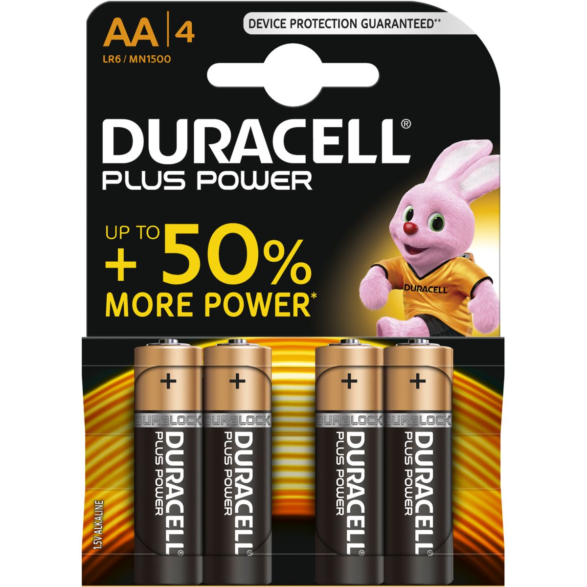 Pile DURACELL AA x4 Plus Power LR06 (photo) Pile DURACELL AA x4 Plus Power LR06 (photo)