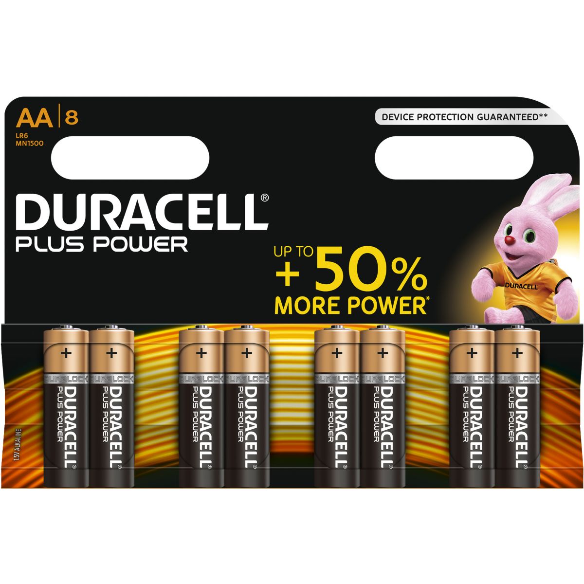 Pile DURACELL AA x8 Plus Power LR06 (photo) Pile DURACELL AA x8 Plus Power LR06 (photo)