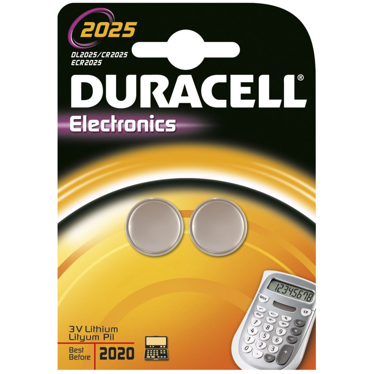 Pile DURACELL Lithium DL 2025 x2 (photo) Pile DURACELL Lithium DL 2025 x2 (photo)