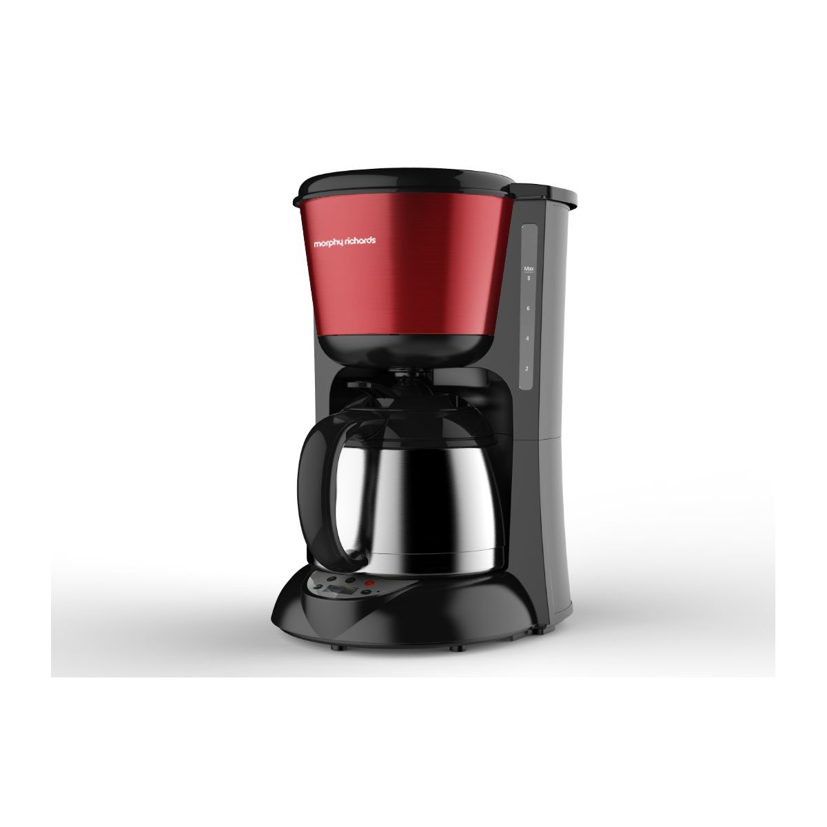 Cafetière isotherme MORPHY RICHARDS Accents Thermos Prog. Rouge