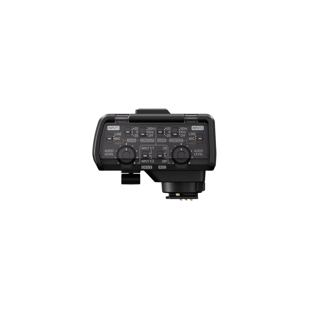 Adaptateur PANASONIC de microphone XLR pour le LUMIX GH5 (photo) Adaptateur PANASONIC de microphone XLR pour le LUMIX GH5 (photo)