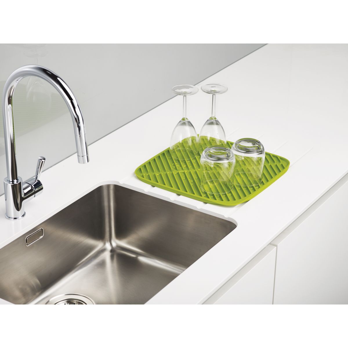 Egouttoir JOSEPH JOSEPH Tapis Flume flexible - Vert