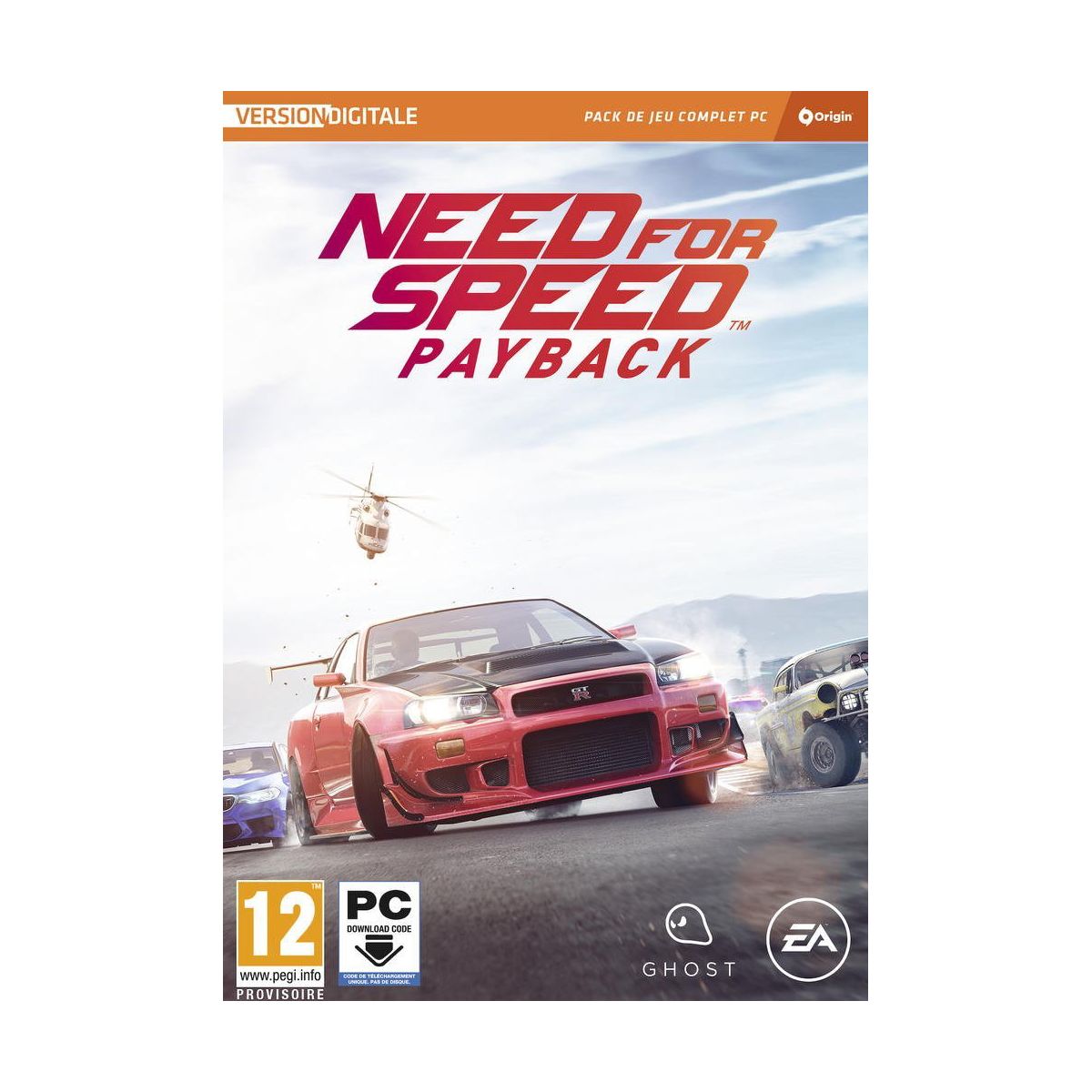 Jeu PC ELECTRONIC ARTS Need for Speed Payback (photo) Jeu PC ELECTRONIC ARTS Need for Speed Payback (photo)