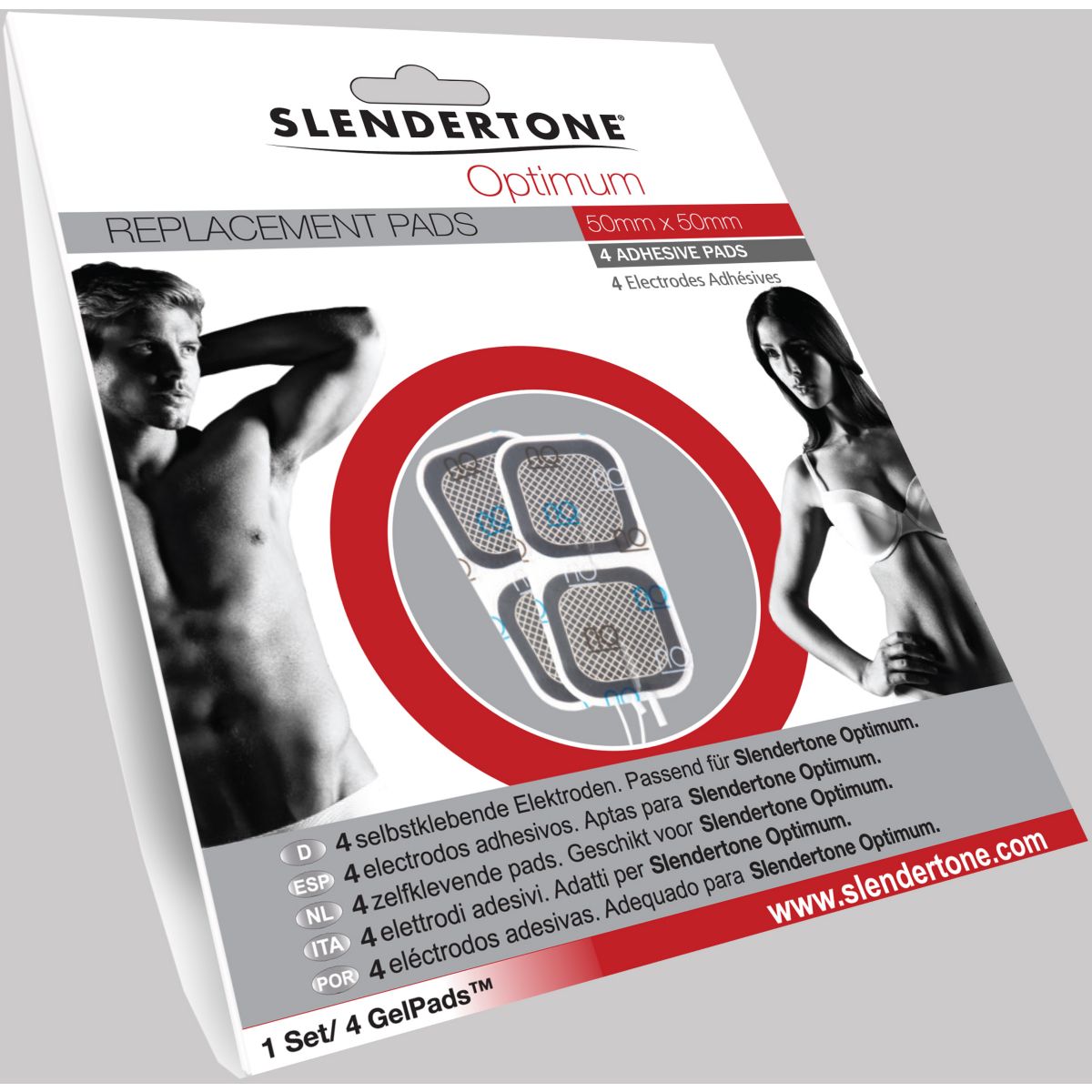 Electro-Stimulation SLENDERTONE ELECTRODES OPTIMUM 50X50 (photo) Electro-Stimulation SLENDERTONE ELECTRODES OPTIMUM 50X50 (photo)