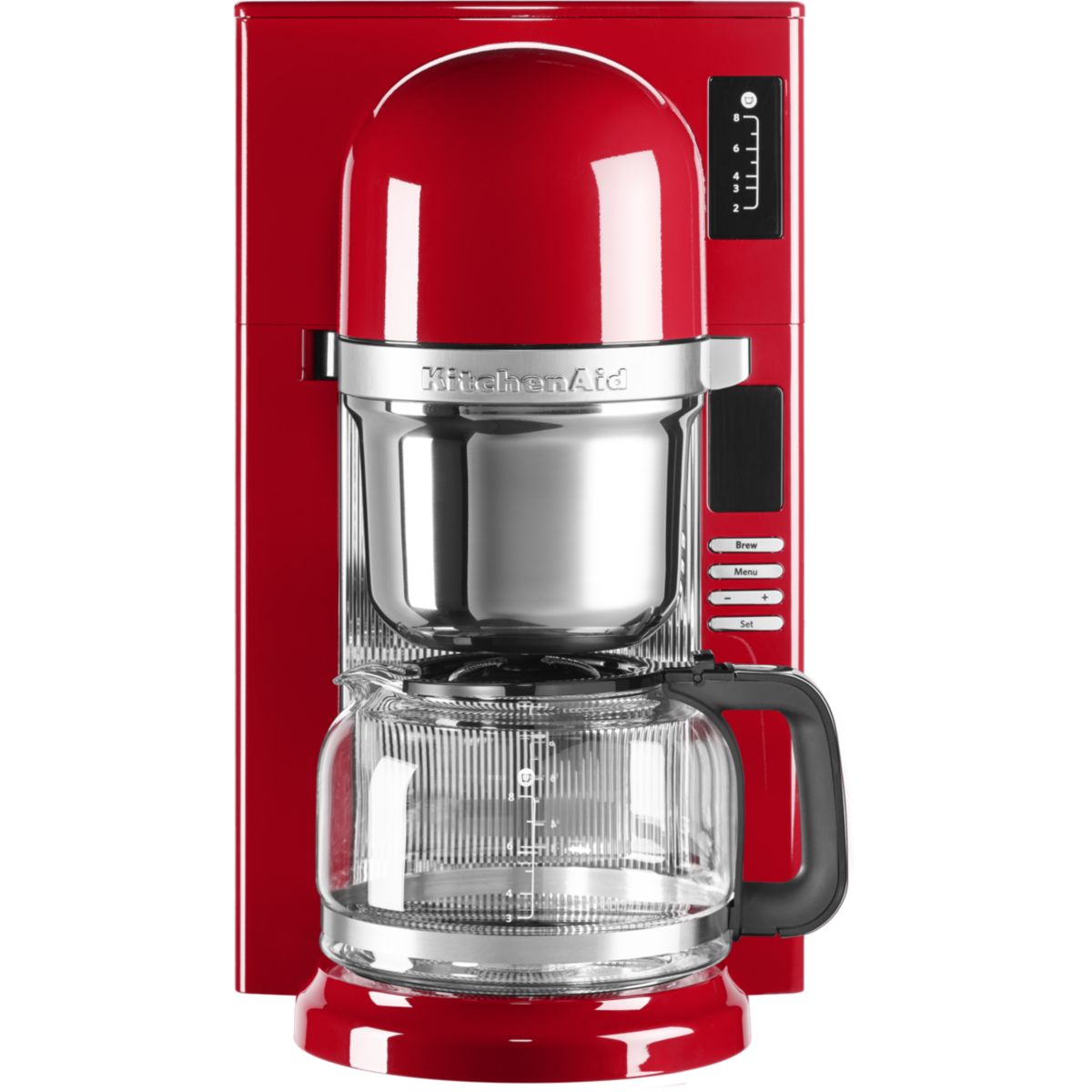 Cafetière programmable KITCHENAID 5KCM0802EER rouge empire