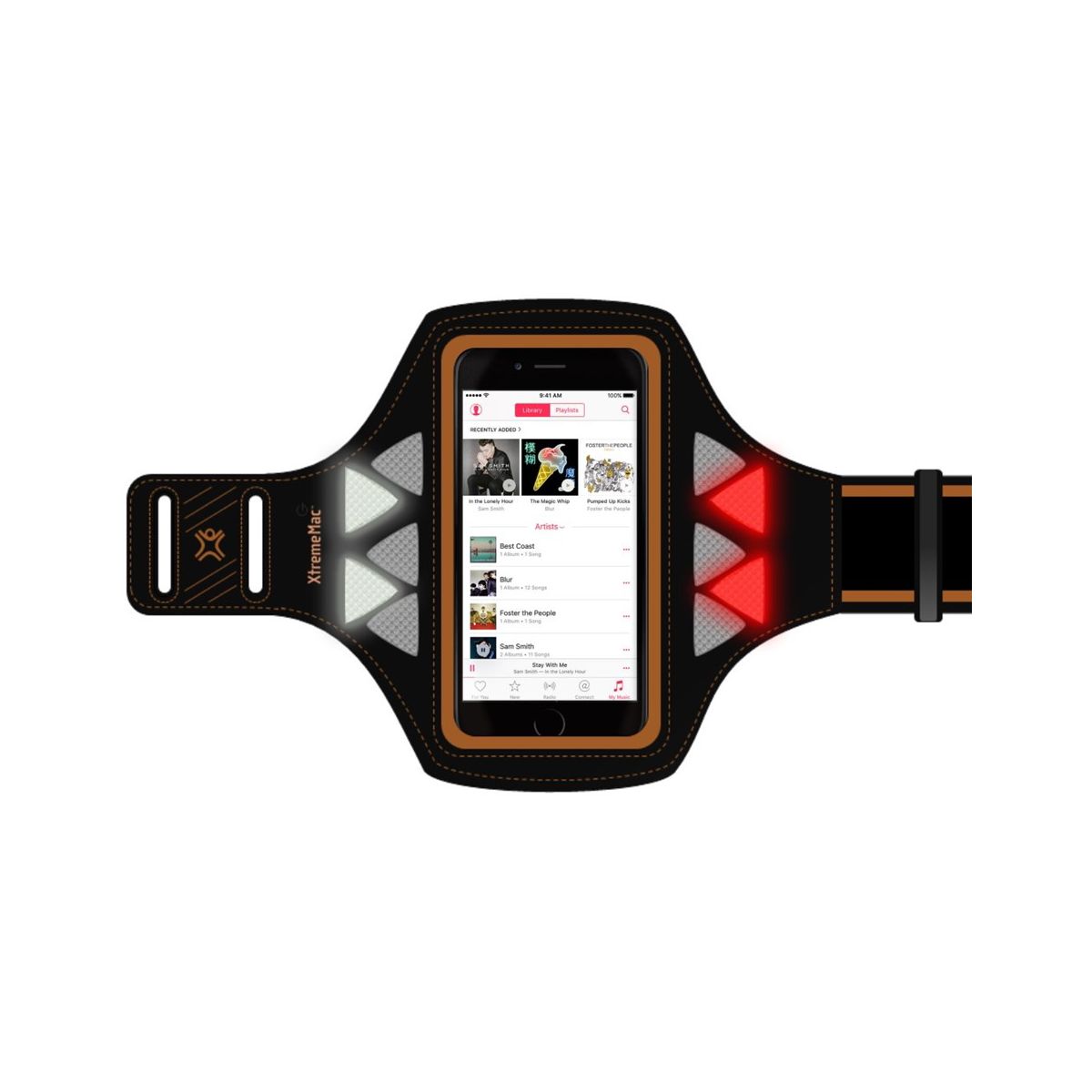 Brassard XTREMEMAC Sport LED 4.7'' (photo) Brassard XTREMEMAC Sport LED 4.7'' (photo)