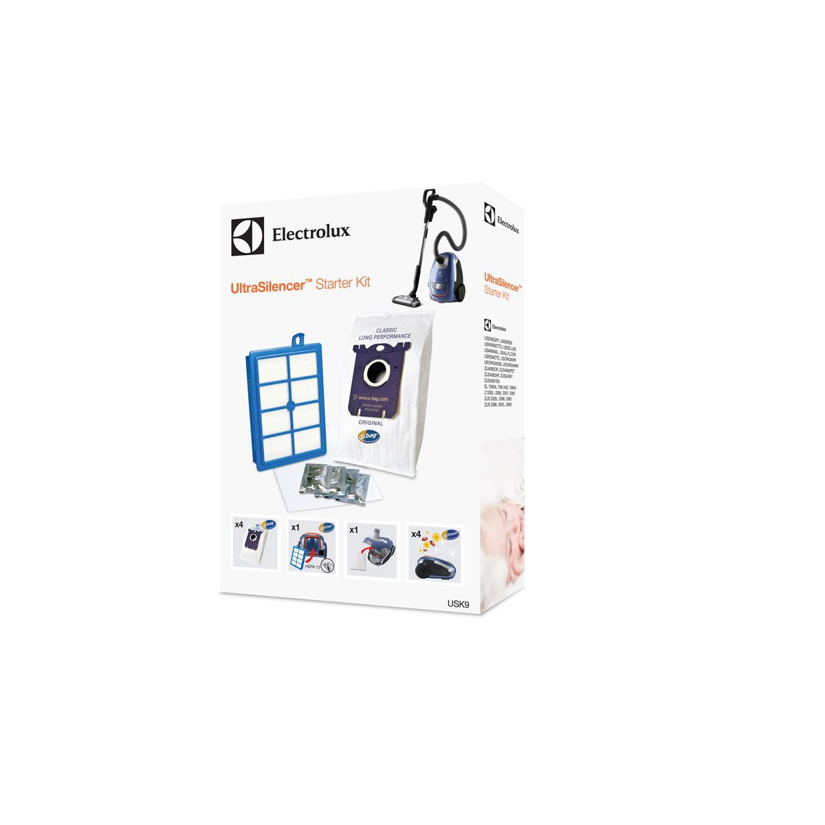 Sac aspirateur ELECTROLUX USK9 Starter Kit pour Ultrasilencer