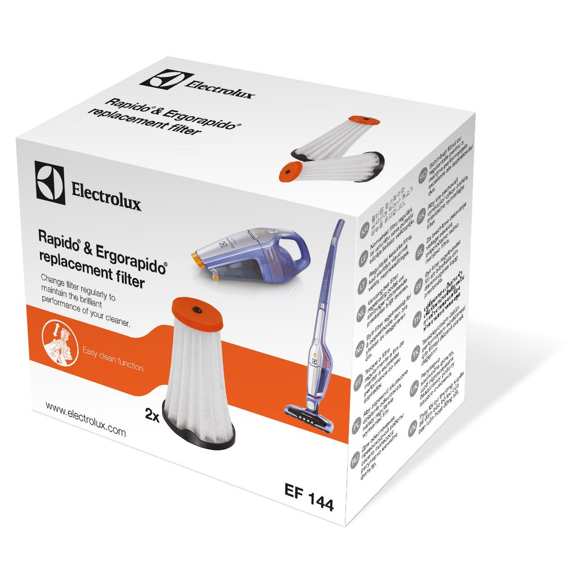 Filtre ELECTROLUX EF144 filtre plissé pour ergorapido