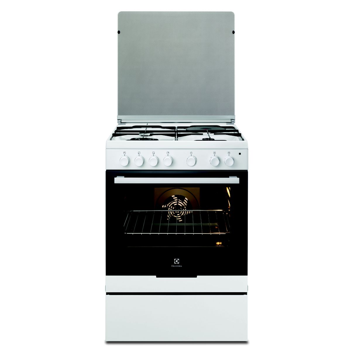 Cuisinière mixte ELECTROLUX EKM6130AOW