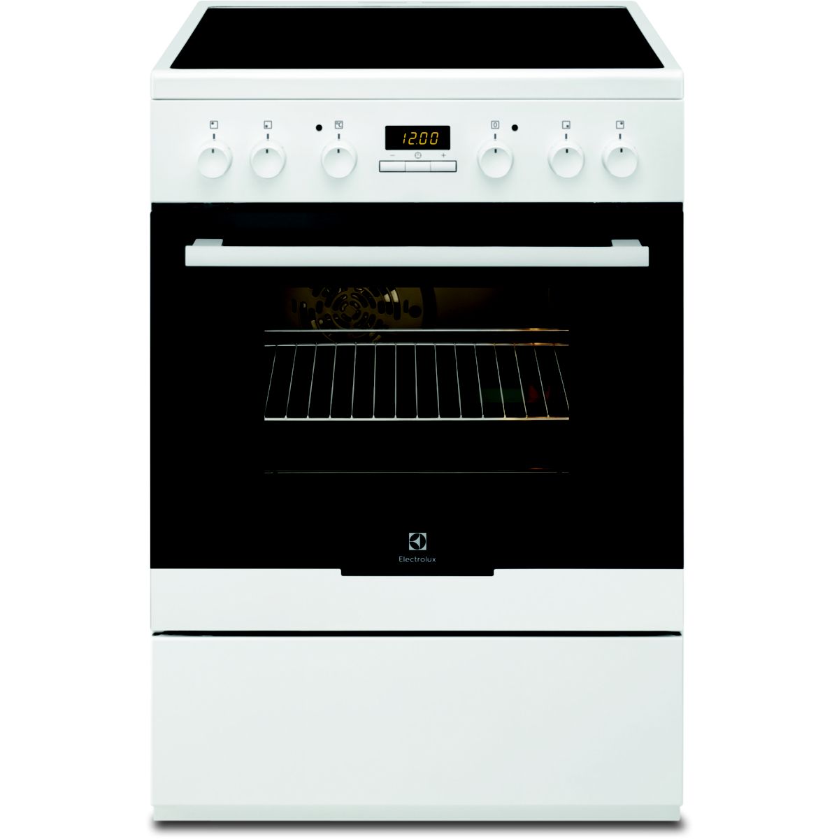 Cuisinière vitrocéramique ELECTROLUX EKC64500OW