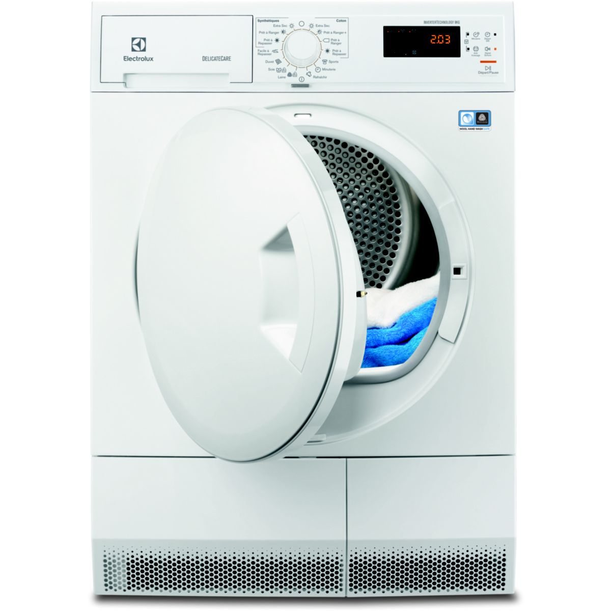 Sèche linge pompe à chaleur ELECTROLUX EDH3682PSS