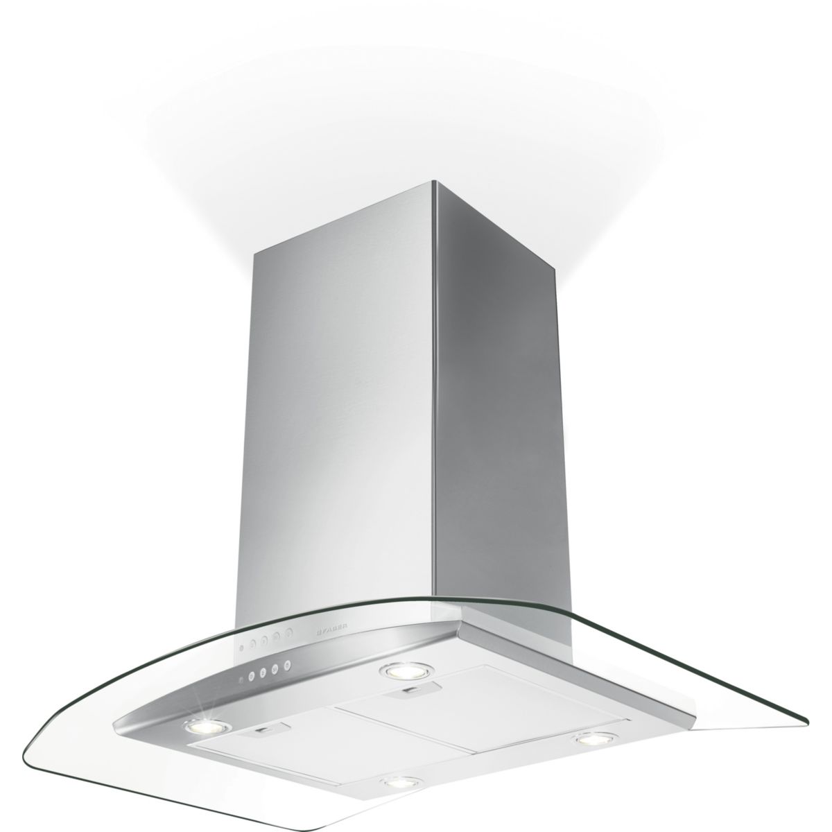 Hotte décorative îlot FABER VOLUTE ILOT 900 VERRE (photo) Hotte décorative îlot FABER VOLUTE ILOT 900 VERRE (photo)