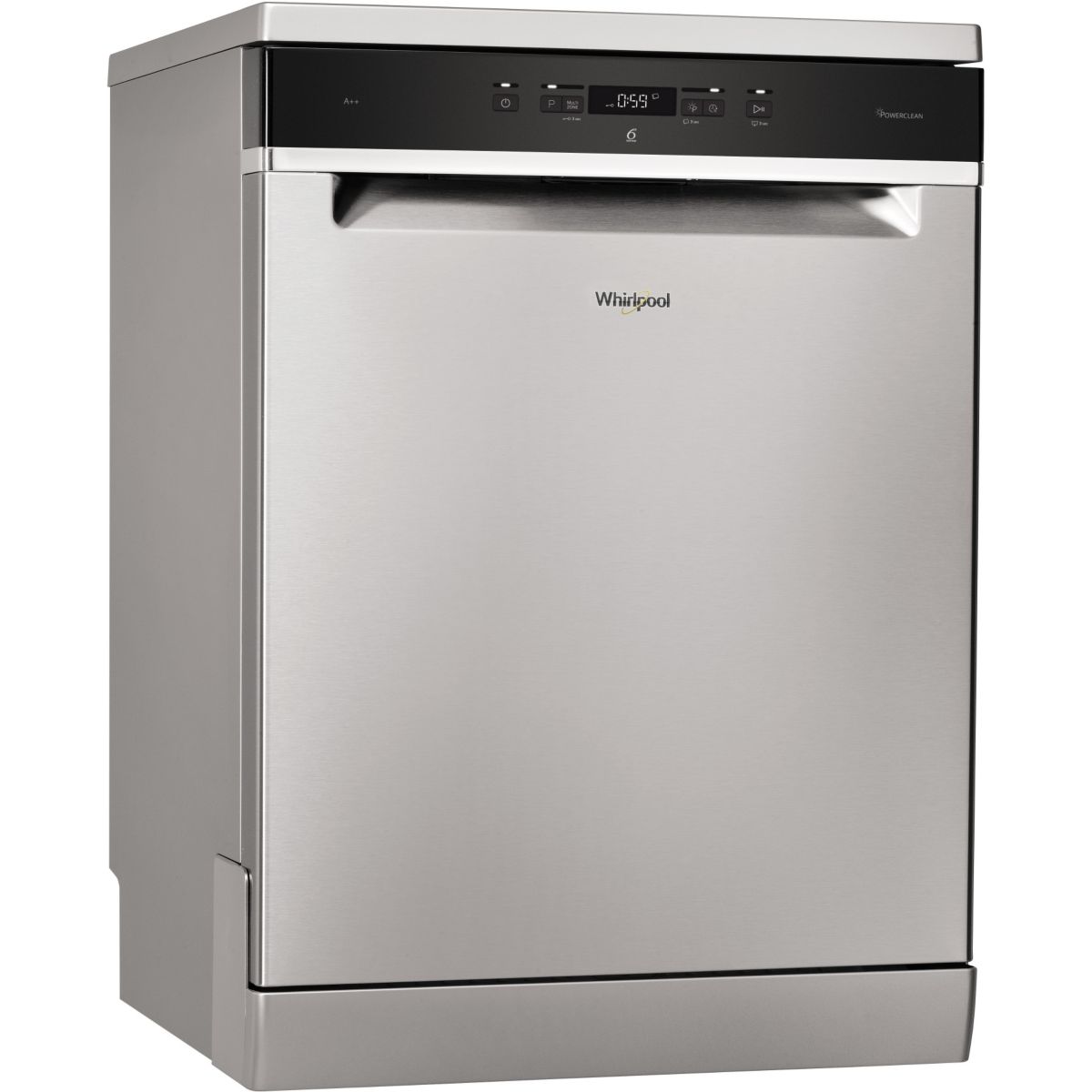 Lave vaisselle 60 cm WHIRLPOOL WFC 3C26PX Inox (photo) Lave vaisselle 60 cm WHIRLPOOL WFC 3C26PX Inox (photo)