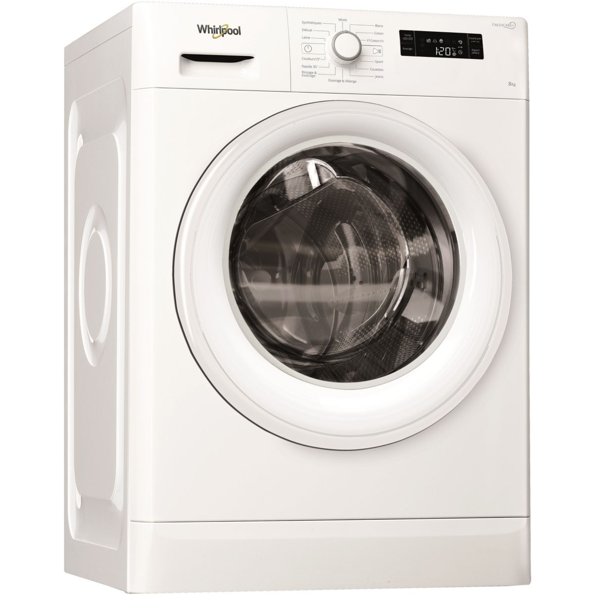 Lave linge hublot WHIRLPOOL FWF81283W2FR