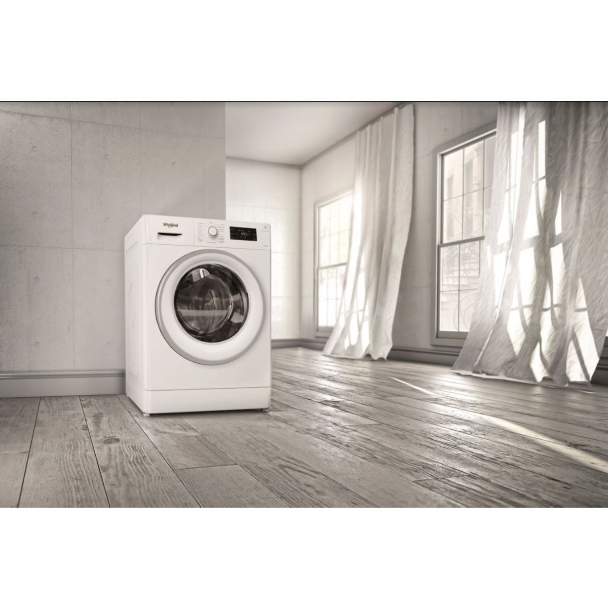 Lave linge séchant hublot WHIRLPOOL FWDG97168 WS FR