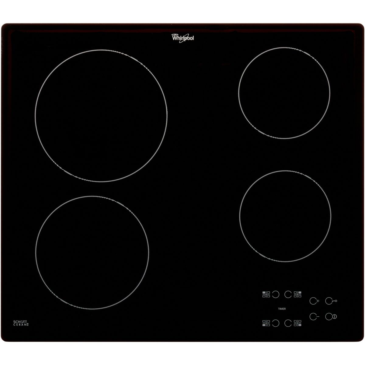Table vitrocéramique WHIRLPOOL AKT8090NE