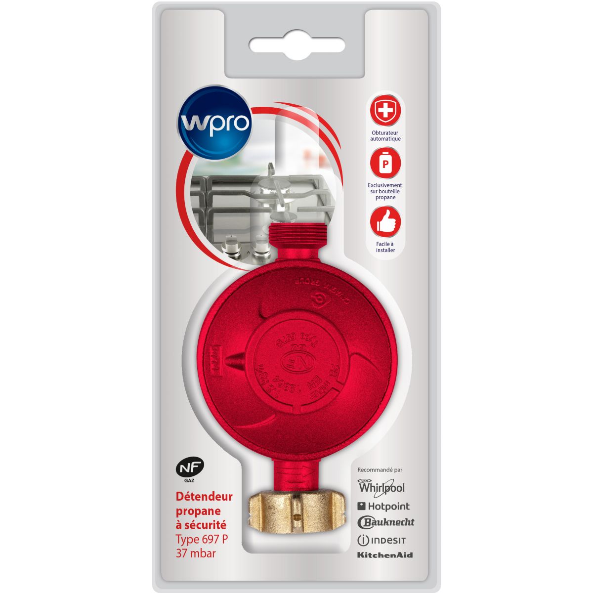 Détendeur Gaz WPRO DPB037 Détendeur propane