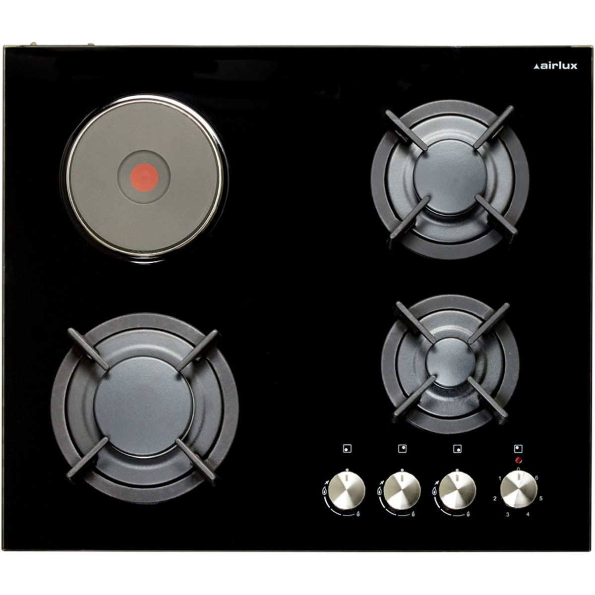 Table mixte électrique gaz AIRLUX AV647HBK