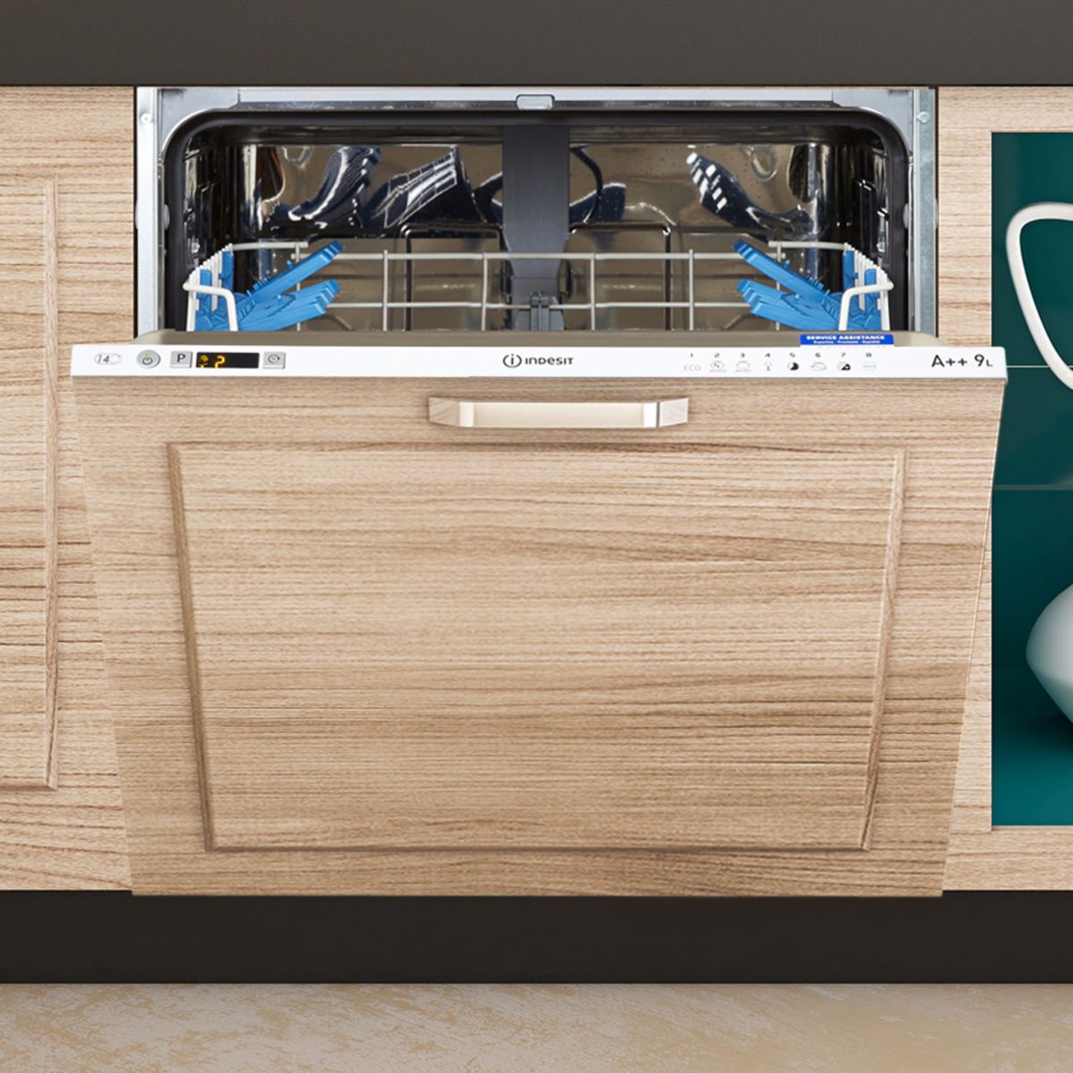 Lave vaisselle tout intégrable INDESIT DIFP66B+9 EU