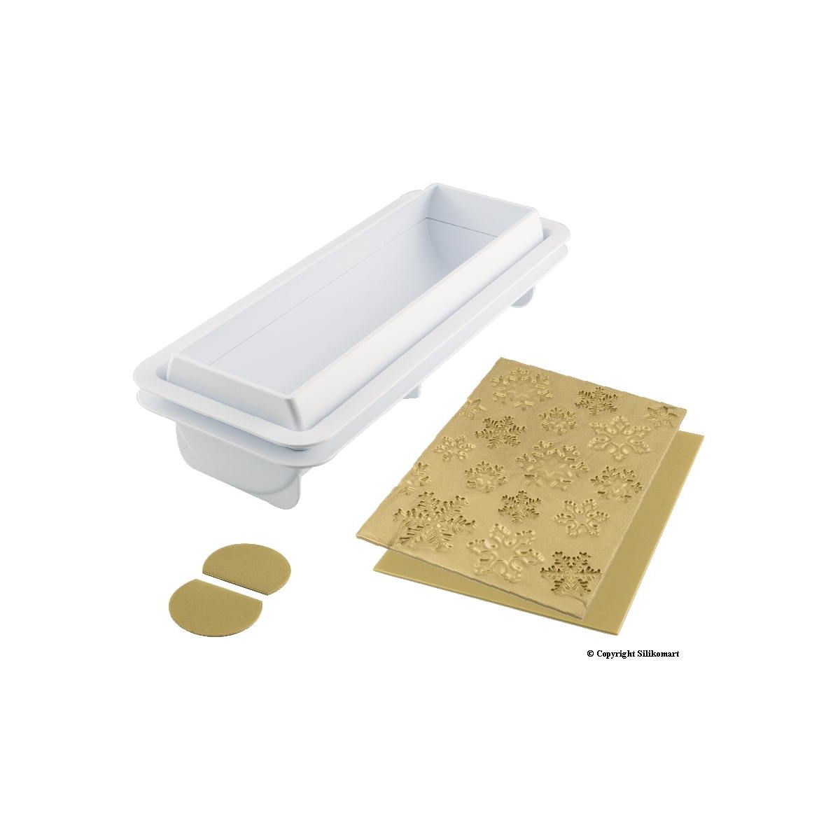 Moule en plastique SILIKOMART kit moule à bûche Frozen (photo) Moule en plastique SILIKOMART kit moule à bûche Frozen (photo)