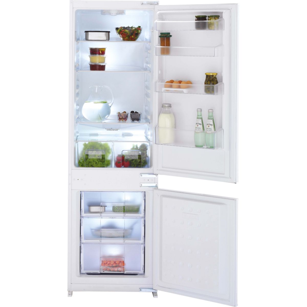 Réfrigérateur combiné encastrable BEKO SCRC771ASS