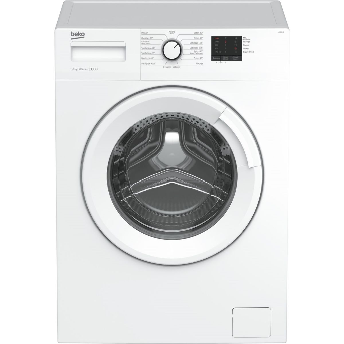 Lave linge hublot BEKO LLF06W2