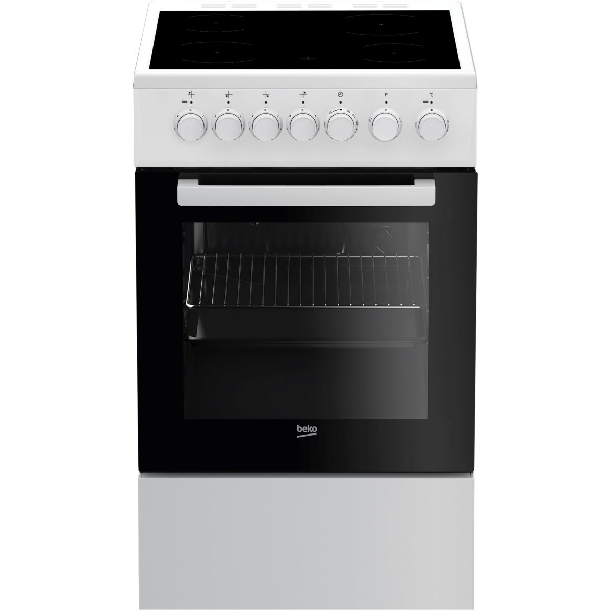 Cuisinière vitrocéramique BEKO FSS57100GW
