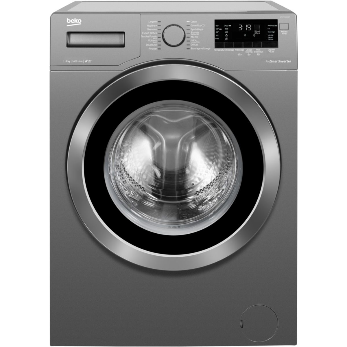 Lave linge hublot BEKO EX WTE7733XC0M