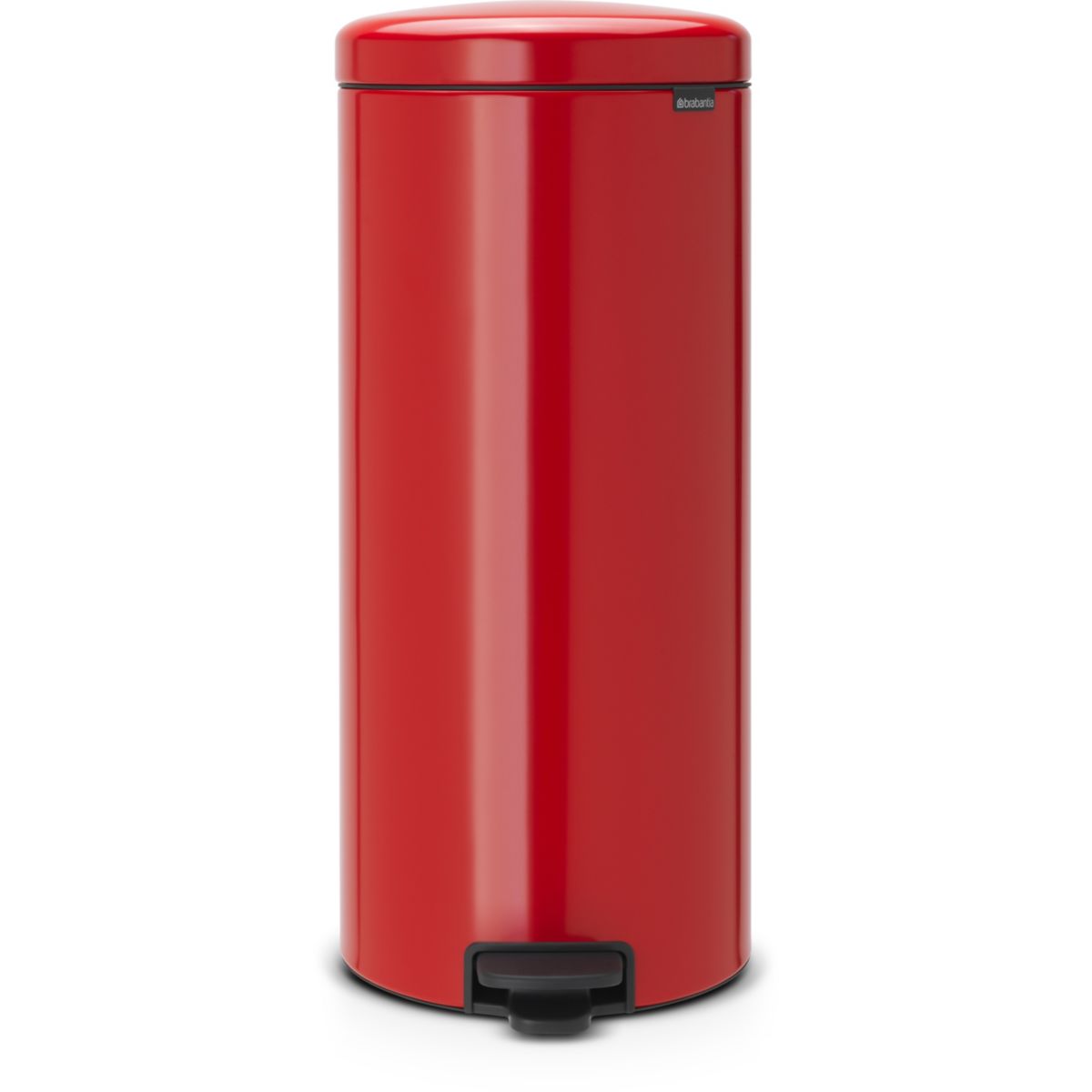 Poubelle manuelle BRABANTIA à pédale NewIcon 30L Passion Red