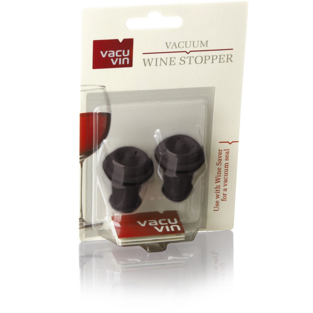 Bouchon VACUVIN Brun lot de 2