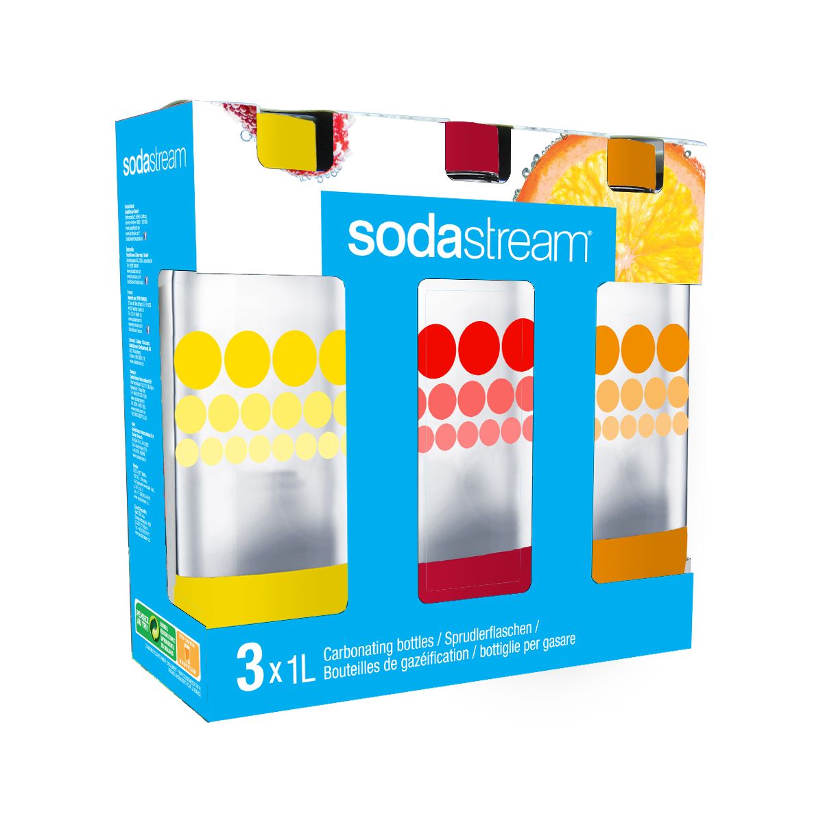 BOUTEILLE SODASTREAM Pack 3 bouteilles b