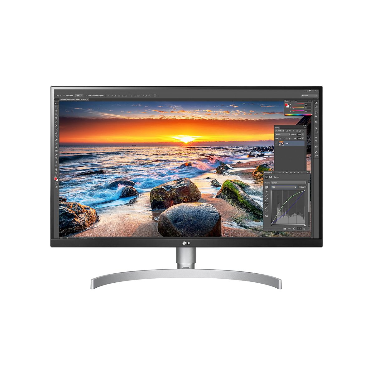 Ecran PC 4K LG 27UK850-W (photo) Ecran PC 4K LG 27UK850-W (photo)