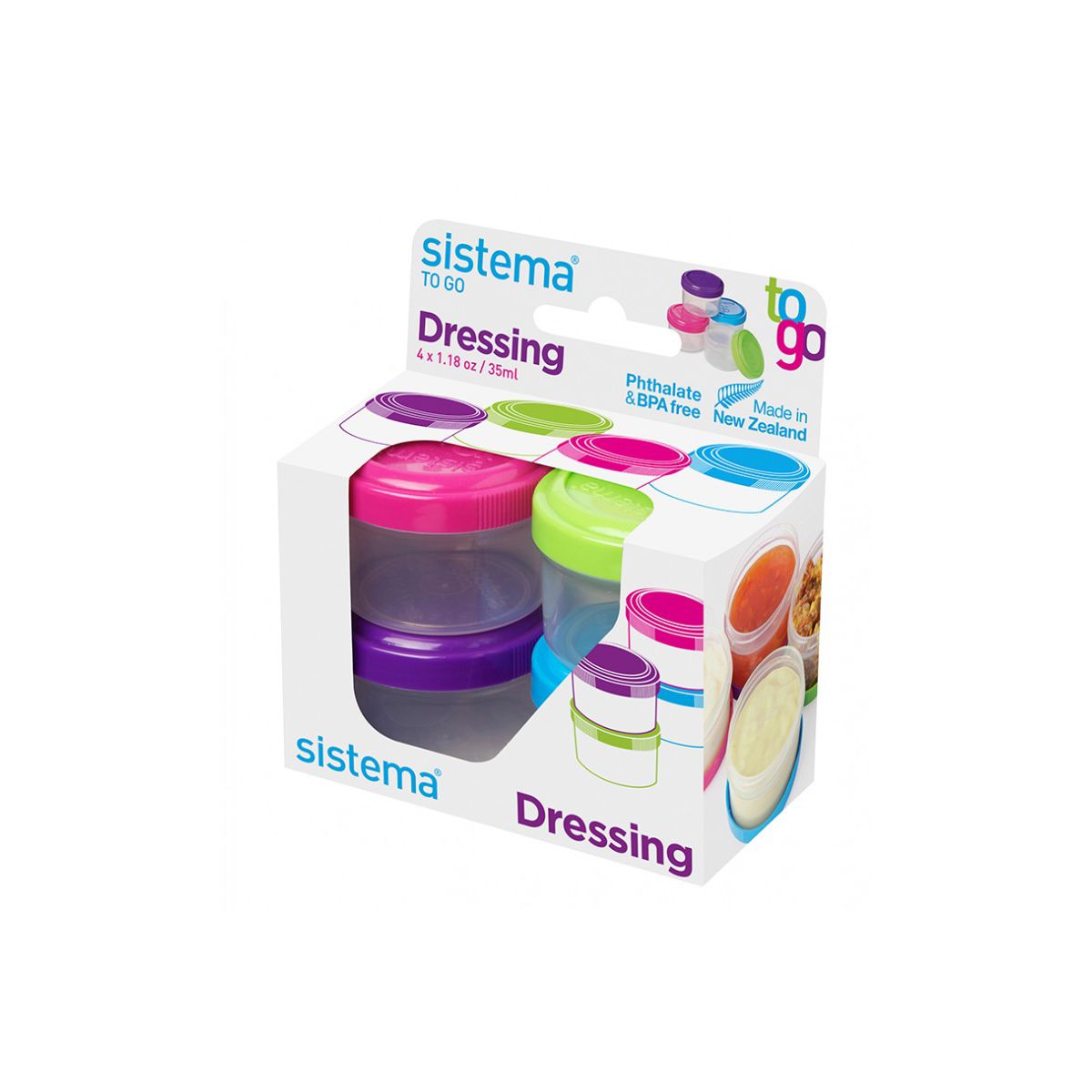 POTS SISTEMA à sauce Dressing To Go X 4
